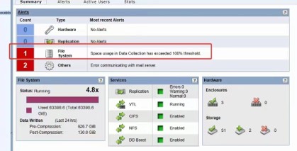 中铝客户备份软件故障解决